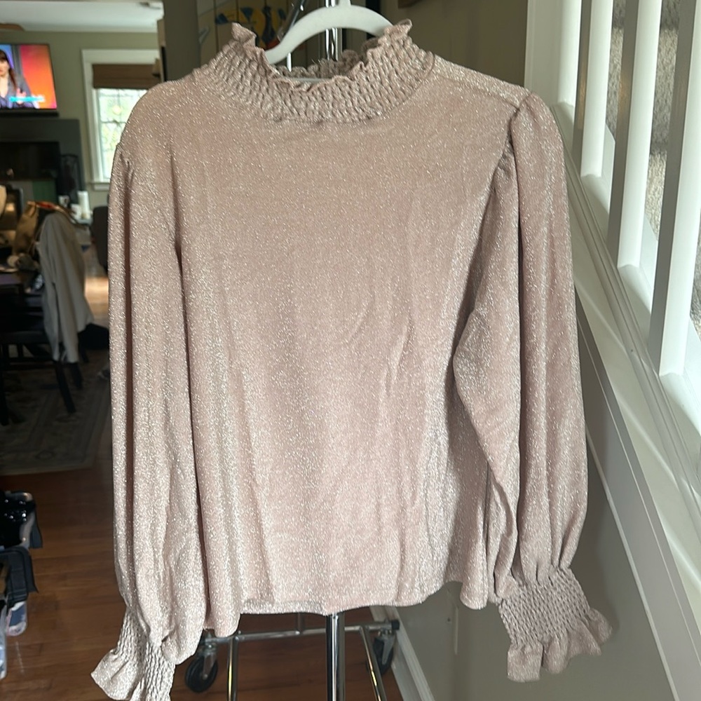 Sparkly long sleeve shirt